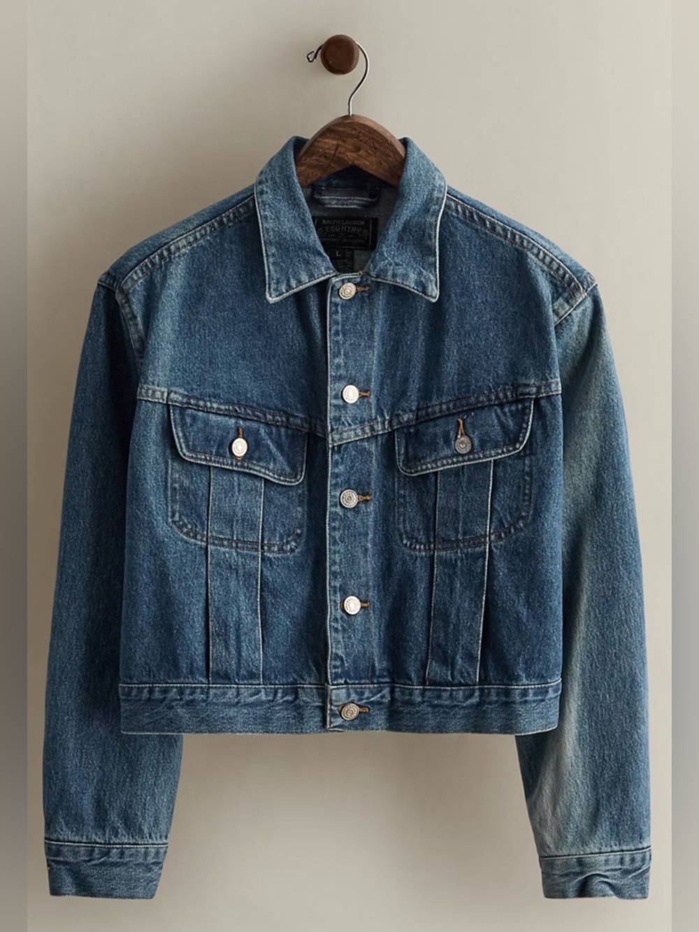 Polo Ralph Lauren VINTAGE
c. 1990 Denim Trucker Jacket bought at RRL Melrose